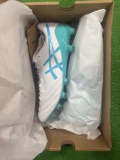 ASICS サッカーシューズ・スパイク ホワイト/ブルー26cmのサムネイル