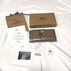 COACH 長財布 C4452 IM5SU ブラウン/ゴールド 新品 未使用 COACH 長財布 C4452 IM5SU ブラウン/ゴールド 新品 未使用 - メルカリ