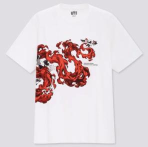 ユニクロ　鬼滅の刃 Tシャツ　ヒノカミ神楽　Sのサムネイル