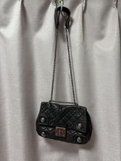RED VALENTINO 2way 黒バッグ　シルバーチェーン RED VALENTINO 2way 黒バッグ シルバーチェーン - メルカリ
