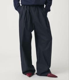 6(ROKU) タック パンツ ネイビー 36 - メルカリ