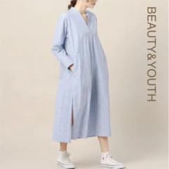 BEAUTY&YOUTH ストライプ　ワンピースのサムネイル