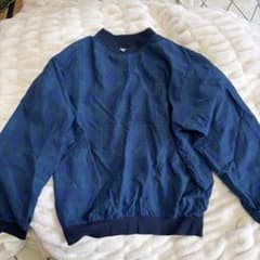 ナイロンプルオーバー　チェック柄のサムネイル
