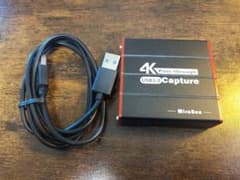 Mirabox4KキャプチャーボードパススルーUSB3.0ゲームキャプチャーのサムネイル