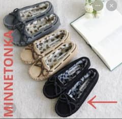 MINNETONKA 黒 レオパード ミネトンカ モカシン - メルカリ