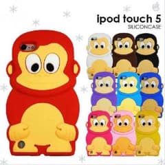 iPod touch カバー ＃シリコンケース ＃サルのサムネイル