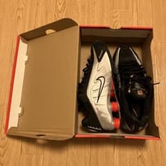 Nike Shox スニーカー ブラック/シルバー/オレンジのサムネイル