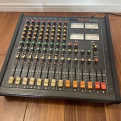 TASCAM M-208 アナログミキサー ヴィンテージ タスカム TASCAM M-208 アナログミキサー｜通電・メーター動作確認済／現状品