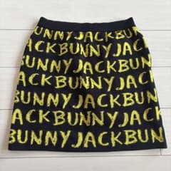 BUNNY JACK Aラインスカート 黒/黄色のサムネイル