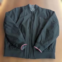 TOMMY HILFIGER ブラック MA-1 Mサイズメンズリバーシブル - メルカリ