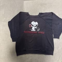 ビンテージChampion SNOOPYすみ黒！！ 雰囲気最高な一枚！！ - メルカリ