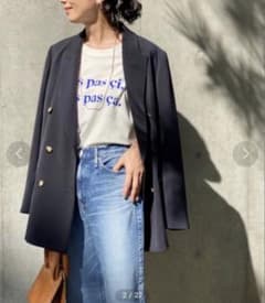 エスカーダ ヴィンテージ ダブルブレスト ジャケット 希少 ネイビー 美品 美品Spick & Span カルゼダブルブレストジャケット ネイビー 36 - メルカリ