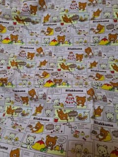 廃盤品　リラックマ コミック柄 生地 布　2017年
