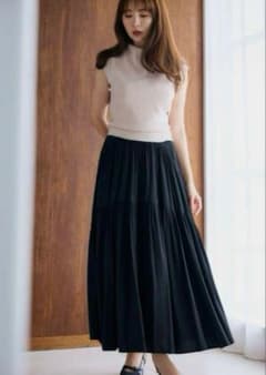 herlipto High-Waist Tiered Long Skirtのサムネイル