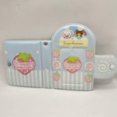 シュガーバニーズ 水色 窓付き カードケース トレカ収納 コレクトブック ボタン