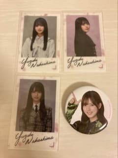 櫻坂46 中嶋優月 クリアステッカー 缶バッジ くじのサムネイル