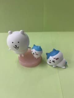 ナガノマーケットナガノのくま&ハチワレとハチワレフィギュア2点セットのサムネイル