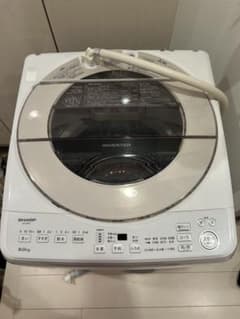 梱包頼める便にて発送！SHARP ES-GV9F-N 穴無し槽！節水10分洗濯のサムネイル