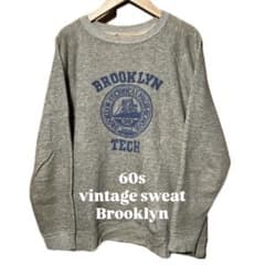 60s vintage sweat BROOKLYN TECHのサムネイル