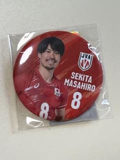 バレーボール男子日本代表　モバガチャ　第3弾　関田誠大選手　缶バッジのサムネイル