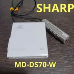 【ジャンク品】SHARP MD-DS70 ポータブルMDプレーヤー SHARP ポータブルMDプレーヤー MD-DS70-Wジャンク - メルカリ