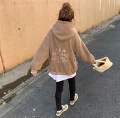 Re_.様専用 Primaras✳裏起毛バックlogo刺繍ルーズボアpkのサムネイル