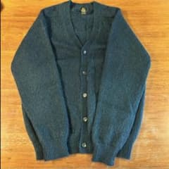 BATONER バトナー モヘヤ モヘア カーディガン 深緑のサムネイル