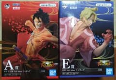 ワンピース フィギュア　一番くじ　A賞　ルフィ　E賞　サボのサムネイル