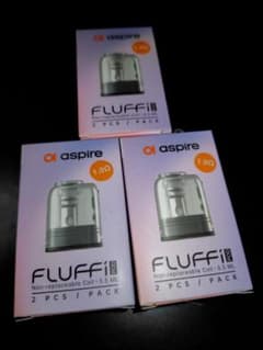 アスパイア　FLUFFI PRO 1.0Ω カートリッジ aspireのサムネイル