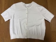H&M ホワイト 半袖ニットXLのサムネイル