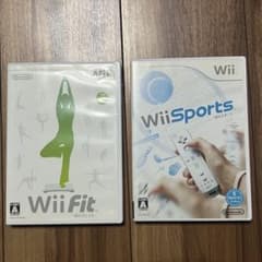 Wii ソフト fitとsportsのセット売り - メルカリ