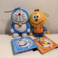 최종가격 미품 도라에몽 코로스케 키테렛 대백과 봉제인형 스트랩