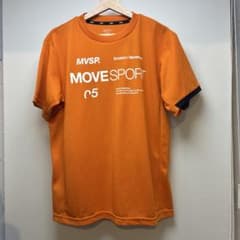 DESCENTE 新品未使用MOVE SPORT オレンジ Tシャツ　Lサイズのサムネイル