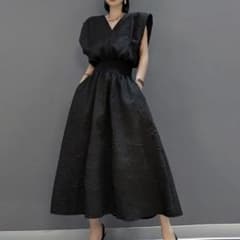 a-mi様専用⭐︎ブラック ロング パーティードレスのサムネイル