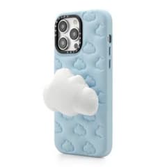 新品 CASETiFY iPhone 15Pro ケース マシュマロ クラウド