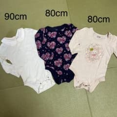 ベビーGAP  ロンパース  80・90cm  ３枚セットのサムネイル