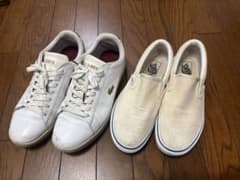 「VANS スリッポン」「LACOSTE Carnaby Evo G316 7」のサムネイル