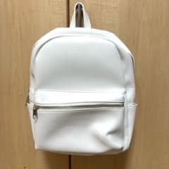 ミニリュック バックパック ホワイト レディース キッズ - メルカリ
