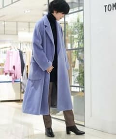 ボールジー ballsey シャギー　ベルデット　アルパカ　コート　36 ボールジー ballsey シャギー ベルデット アルパカ コート 36 - メルカリ