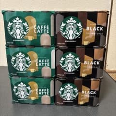 スターバックス カフェラテ×18本 ブラック×18本 36本セット - メルカリ