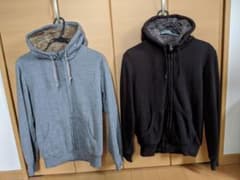 UNIQLO ボアスウェットパーカーＳ　2着のサムネイル