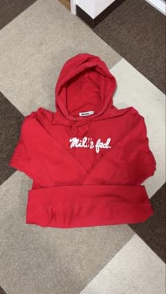 MILKFED. ミルクフェド スウェット パーカー レッド 赤 Mサイズのサムネイル
