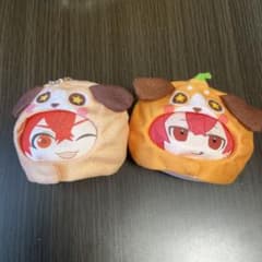 となりの坂田。ビーズマスコット おまんじゅう カバー付き 4点セット