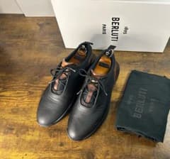 美品 BERLUTI SWING ゴルフシューズ レザー × ファブリック 7 - メルカリ