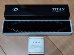 ⚠️プロフ必読⚠️wk専用　ファイテン　炭化チタンネックレス45cmのサムネイル