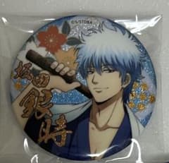 銀魂 春の錦 アニメジャパン グリッター缶バッジ 銀時 - メルカリ