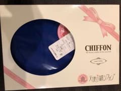お値下げ！天使の綿シフォン 丸首半袖 アズールブルーのサムネイル