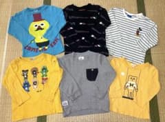 【まとめ売り】長袖Tシャツ 6枚セット　100cm 110cm