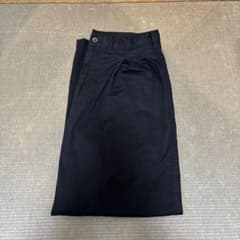 ユニクロ UNIQLO U タックワイドパンツ 黒W79のサムネイル