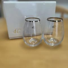 4℃ペアグラス　未使用！のサムネイル